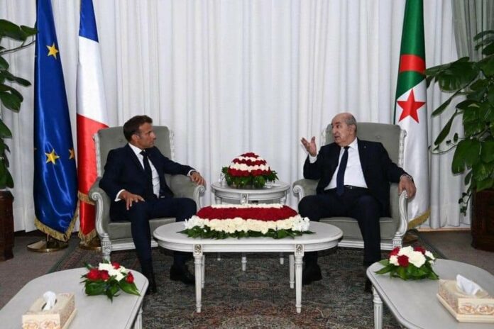 Tebboune et Macron.