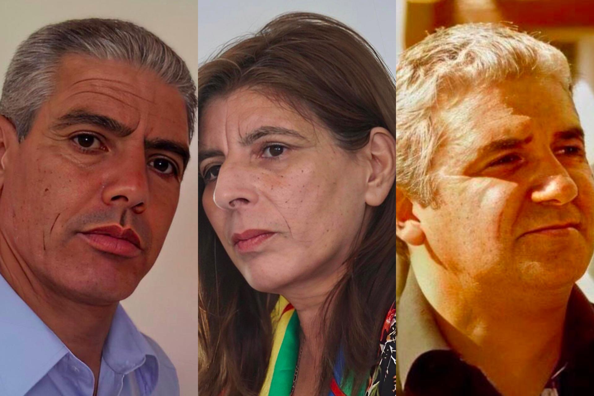 Slimane Bouhafs, Kamira Naït Sid et Bouaziz Nait Chebib