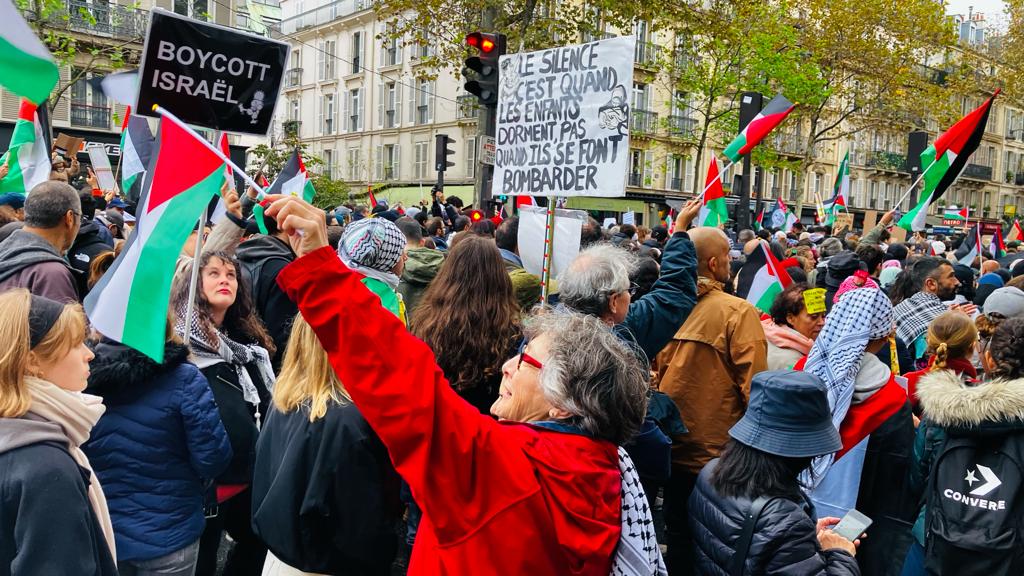 Paris contre la guerre à Gaza