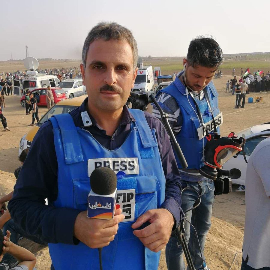 Journaliste palestinien
