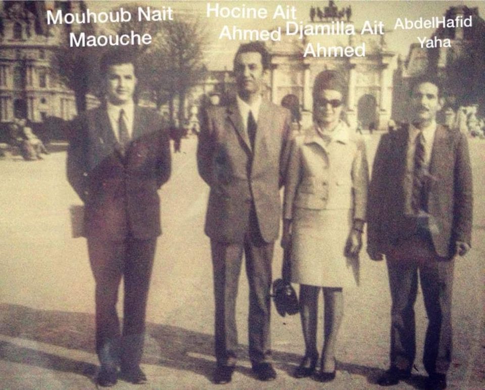 Mouhoub Maouche, Ait Ahmed et Yaha Abdelhafidh