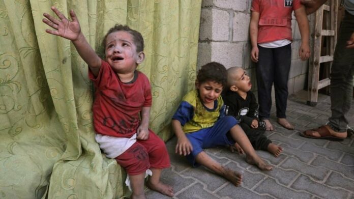 Enfants à Gaza