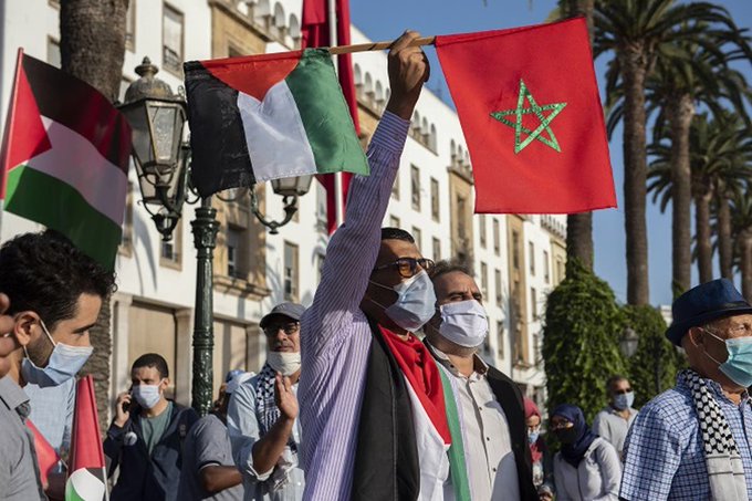 Manifestation à Rabat