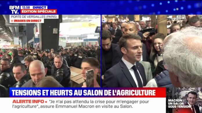 Macron au Salon de l'agriculture