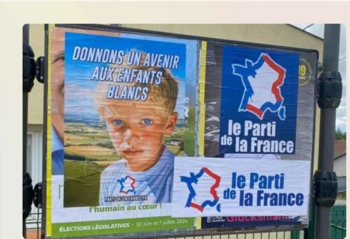 Affiche raciste