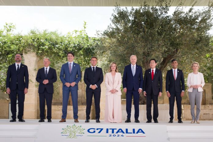 G 7 en Italie.