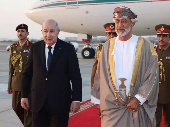 Tebboune et le prince d'Oman