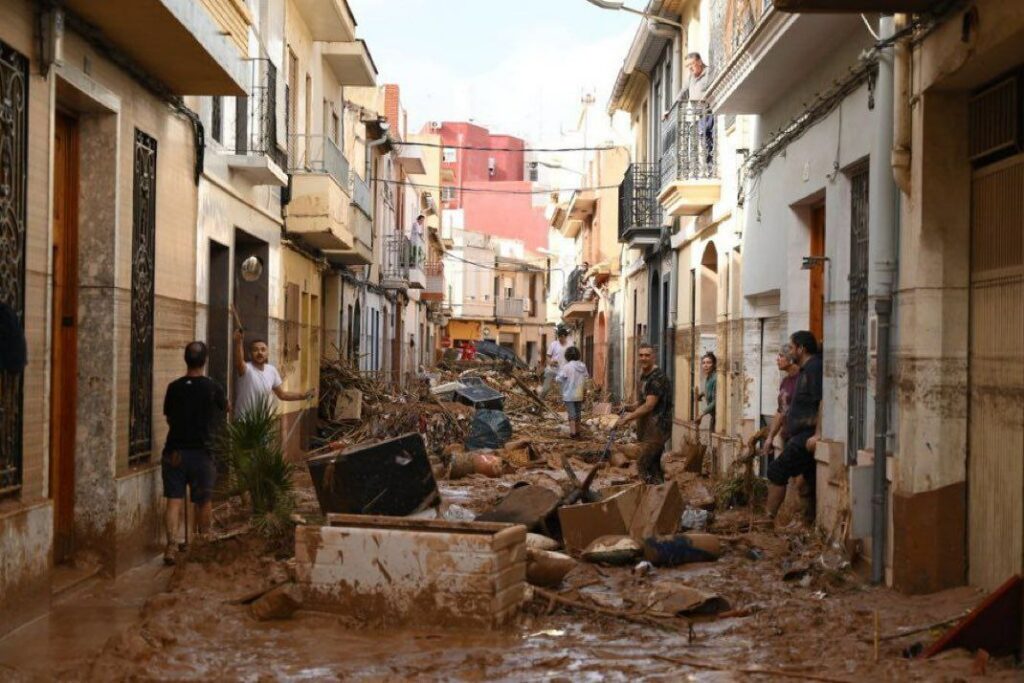 Valence ravagée par les inondations