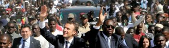 Macron en Afrique.