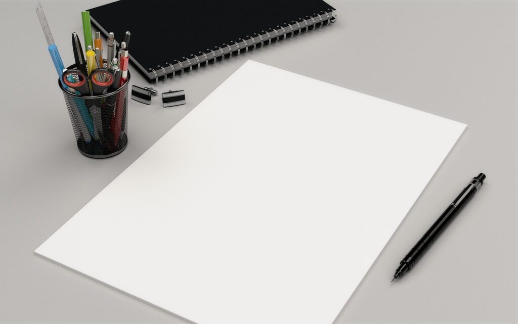 Page blanche