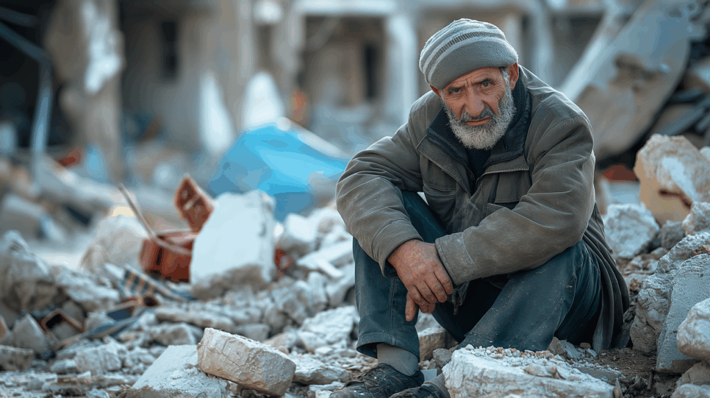 Palestinien destruction