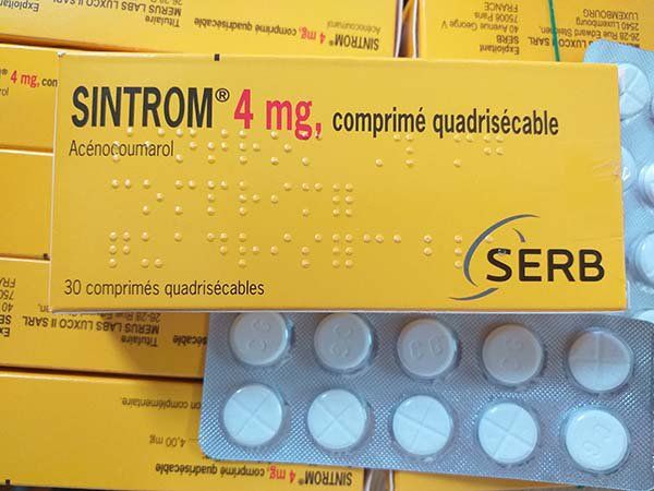 Le Sintrom (acénocoumarol)