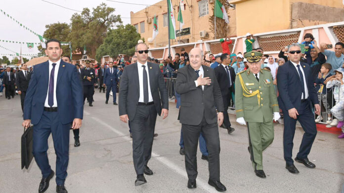 Tebboune lors de l'une de ses rares sorties