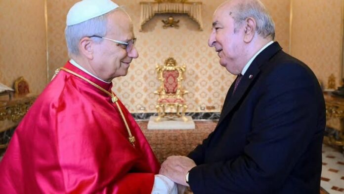Tebboune et Léon XIV