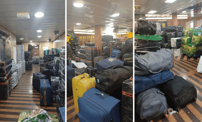 Importation avec cabas