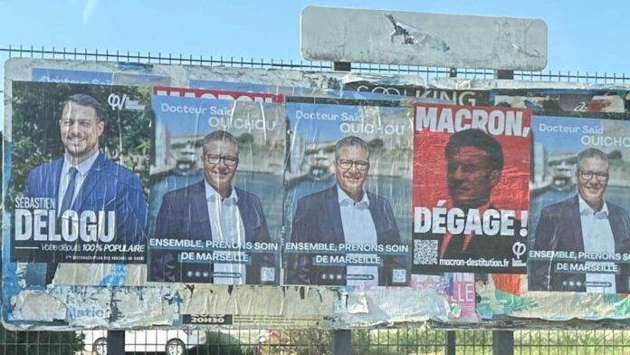 Affiches quartiers nord de Marseille. Affiches des quartiers nord.