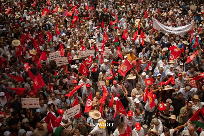 Marche de l'UGTT Marche de l'UGTT