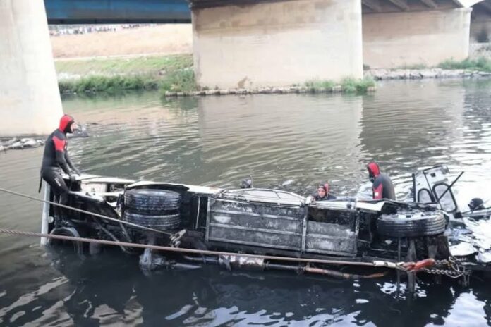 Bus dans oued El Harrach : 18 morts Bus dans oued El Harrach