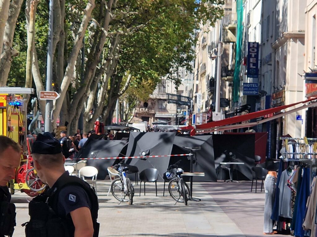 Scène où est tué le Tunisien