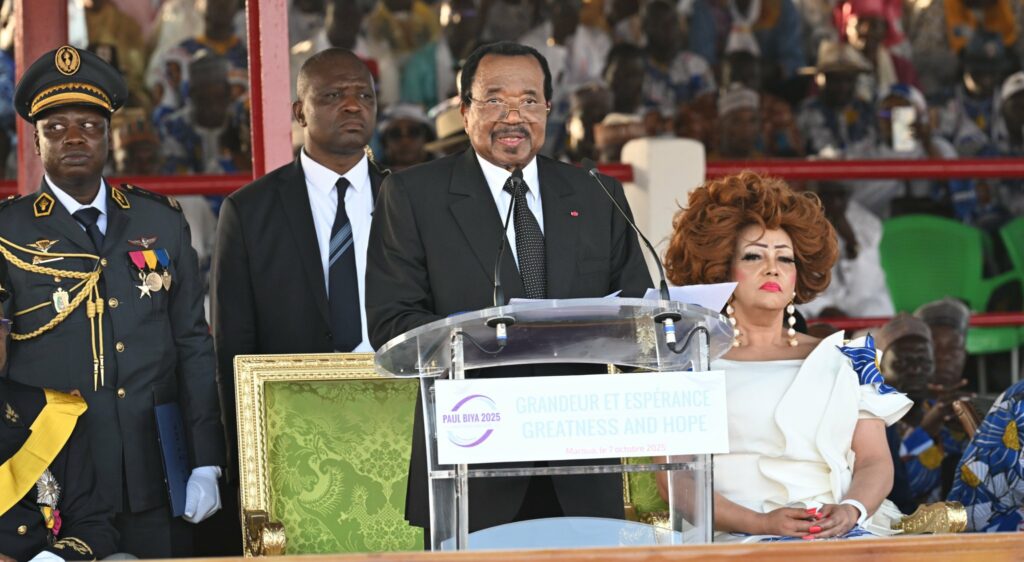 Paul Biya et sa femme