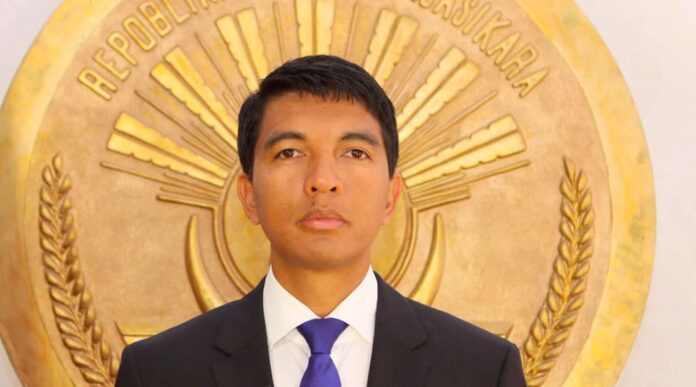 le président Andry Rajoelina Le président Andry Rajoelina