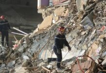 Alger : un immeuble s’effondre à Hussein Dey Effondrement d'un immeuble à Alger