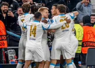 Ligue des champions : Aubameyang signe un doublé et relance l’OM en OM en Ligue des chapions