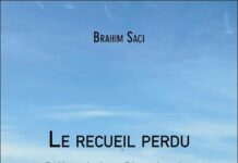 Brahim Saci retrouve son recueil perdu