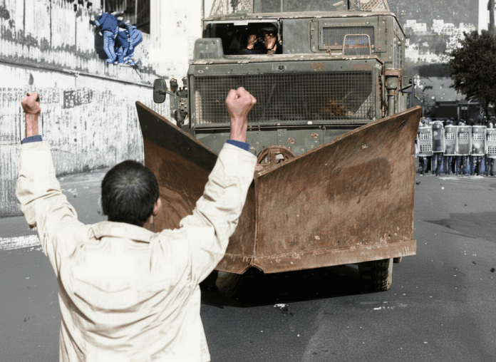 Manifestant du 14 juin 2001