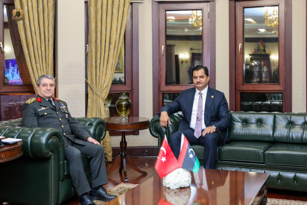 Saddam Haftar, fils de l'autoproclamé maréchal Haftar en visite en Turquie.