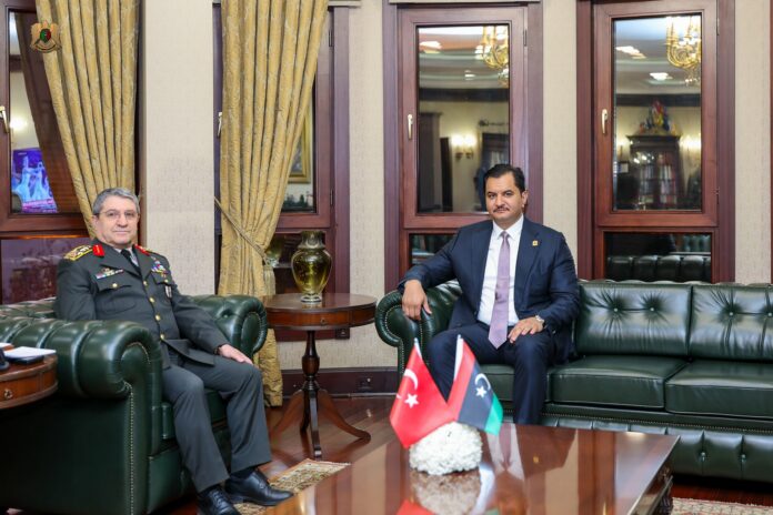 Saddam Haftar, fils de l'autoproclamé maréchal Haftar en visite en Turquie.