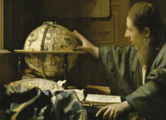 L’art pictural en évocation : « L’astronome » de Johannes Vermeer Pays-BasVermeer, Johannes, Musée du Louvre, Département des Peintures, RF 1983 28 - https://collections.louvre.fr/ark:/53355/cl010064324 - https://collections.louvre.fr/CGU