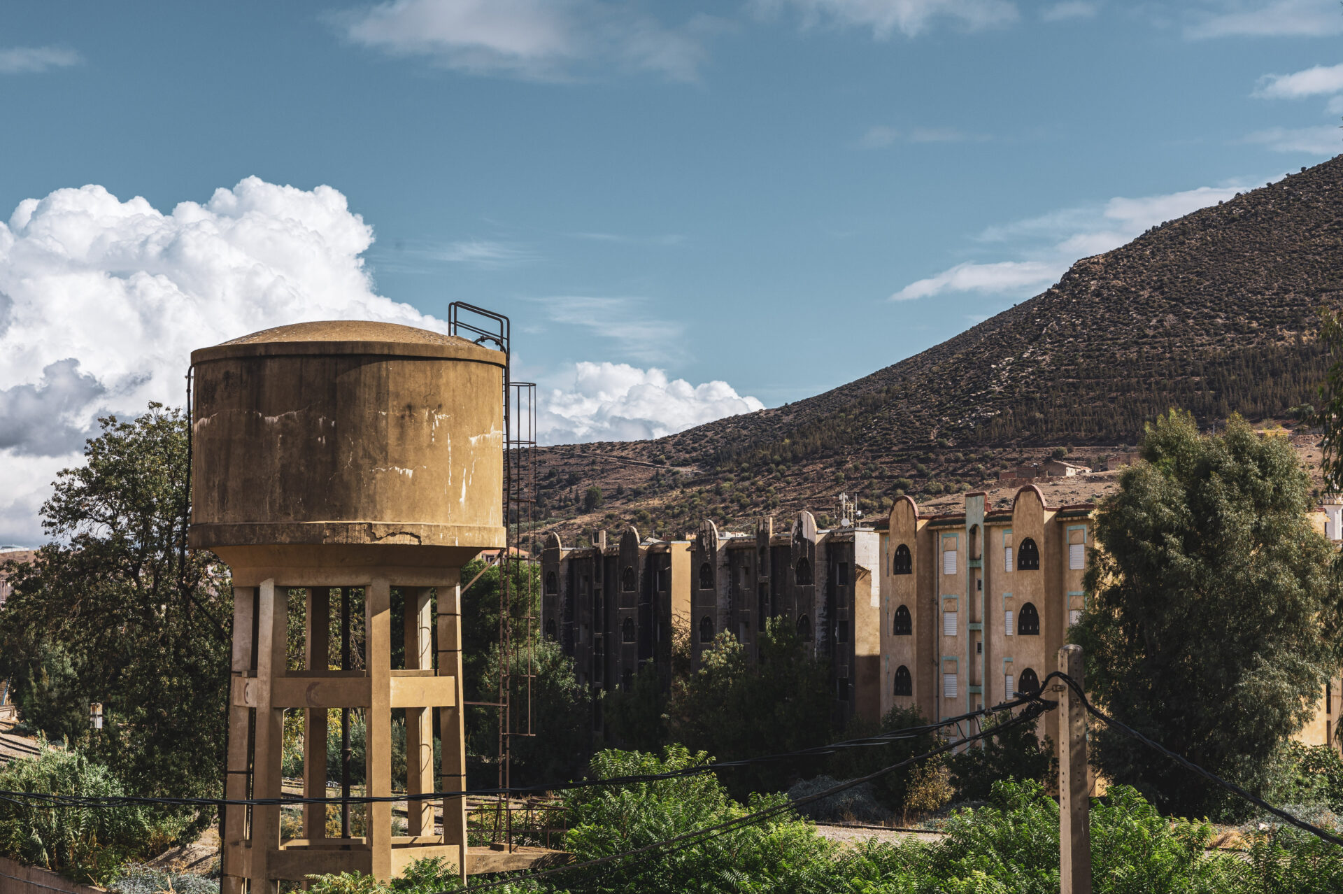 Château d’eau de l’époque coloniale, Aïn Defla, octobre 2025