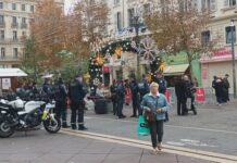 Marseille : 1500 policiers mobilisés pour une opération d’ampleur contre le narcotrafic Des policiers à Marseille.