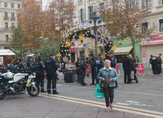Marseille : 1500 policiers mobilisés pour une opération d’ampleur contre le narcotrafic Des policiers à Marseille.