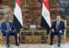 Le Caire brandit ses « lignes rouges » face au chaos soudanais Abdel Fattah al-Sissi et le général Abdel Fattah al-Burhan,