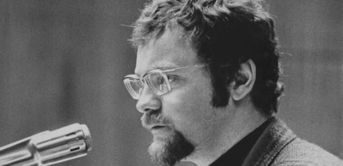 Pierre-Paul Geoffroy lors de son procès, en mars 1969.