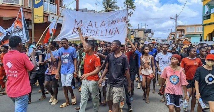 Manifestants à Madagascar
