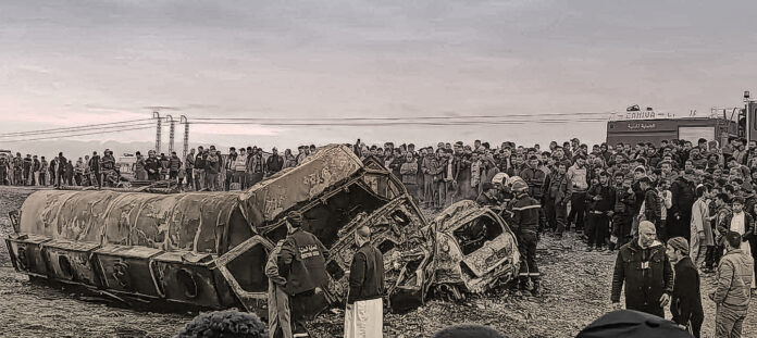 Terrible accident dans la wilaya de Biskra.