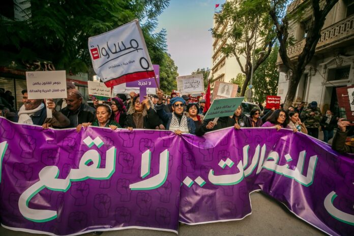 Manifestation à Tunis Manifestation en Tunisie