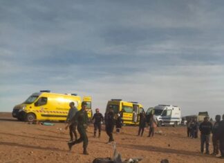 9 morts et 10 blessés dans un accident d’autocar à Béni Abbes Accident de la route à Beni Abbès