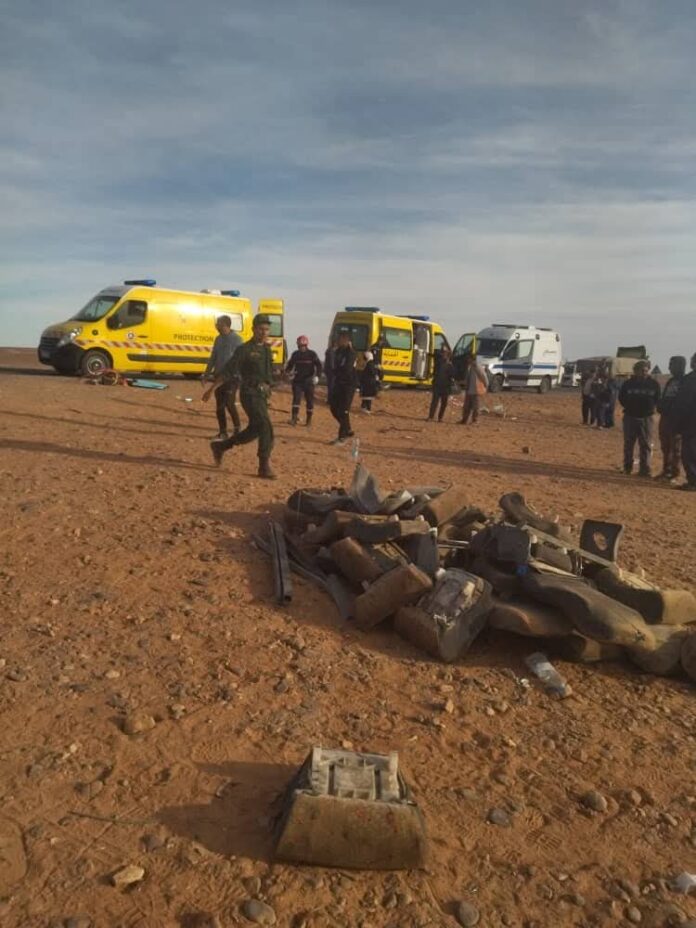 Accident de la route à Beni Abbès