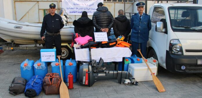 Une famille arrêtée pour tentative d'immigration clandestine.