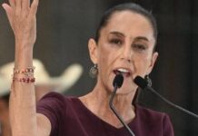 Mexique–États‑Unis : tensions et diplomatie après les menaces de Trump la présidente mexicaine Claudia Sheinbaum,