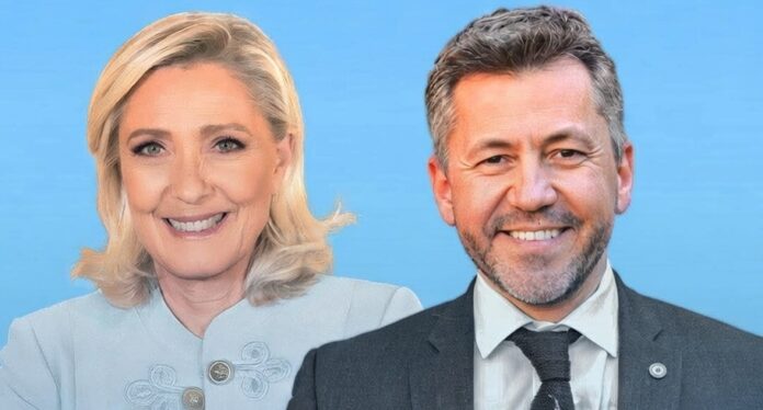 Marine Le Pen et Allisio