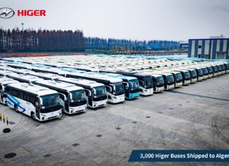Transport collectif de voyageurs : 3 000 bus chinois en route vers l’Algérie L'Algérie importe 3000 bus chinois