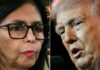Venezuela : libération de «nombreux prisonniers» politiques Delcy Rodríguez, présidente par intérim, et Trump