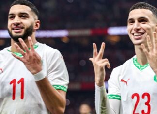 CAN 2025: «Exceptionnel», le Maroc sur un nuage après sa qualification en finale Les joueurs marocains sur un nuage.