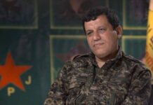 Syrie : accord entre le gouvernement et les Kurdes Mazloum Abdi, chef du FDS