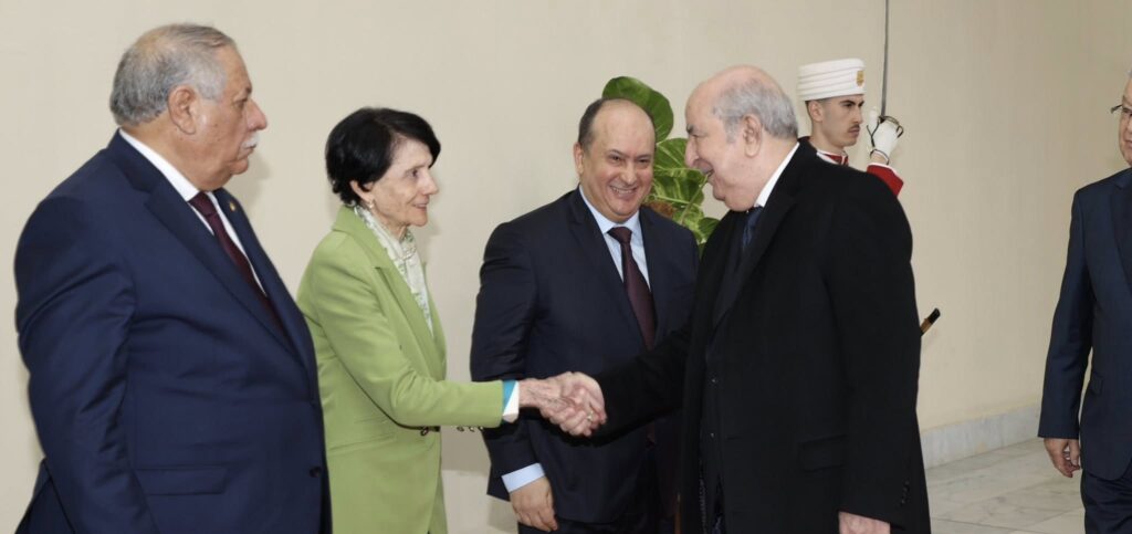 Tebboune, Leila Aslaoui et Boualem Boualem.